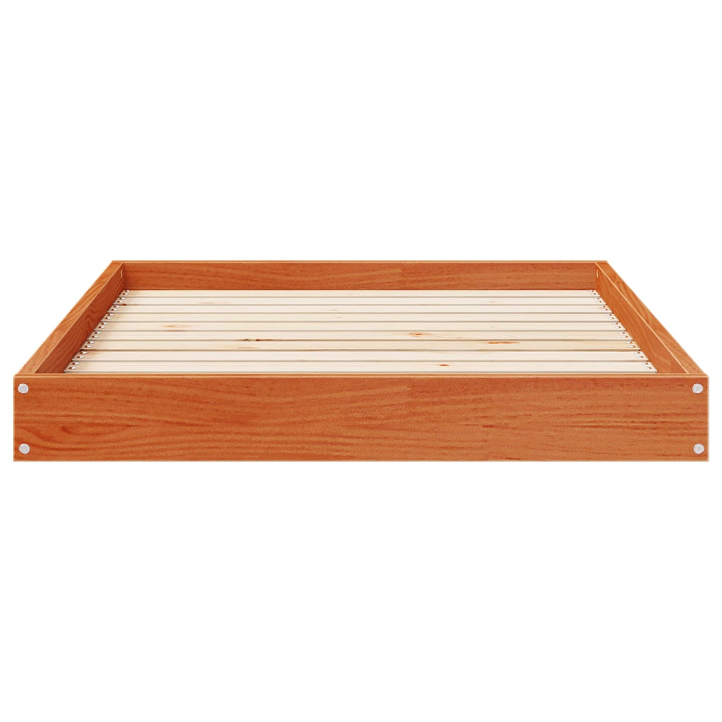 Hondenbed Wasbruin 101,5 x 74 x 9 cm Massief Vurenhout