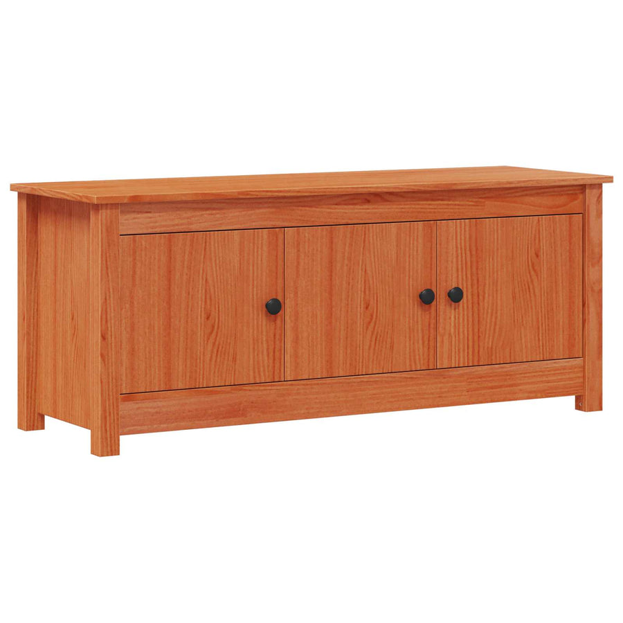 Schoenenkast Wasbruin 110 x 38 x 45,5 cm Massief grenenhout