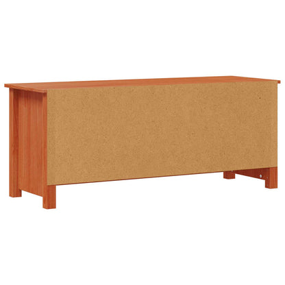Schoenenkast Wasbruin 110 x 38 x 45,5 cm Massief grenenhout