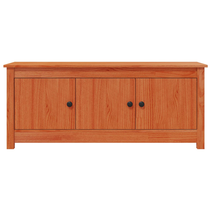 Schoenenkast Wasbruin 110 x 38 x 45,5 cm Massief grenenhout
