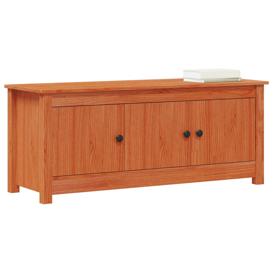 Schoenenkast Wasbruin 110 x 38 x 45,5 cm Massief grenenhout