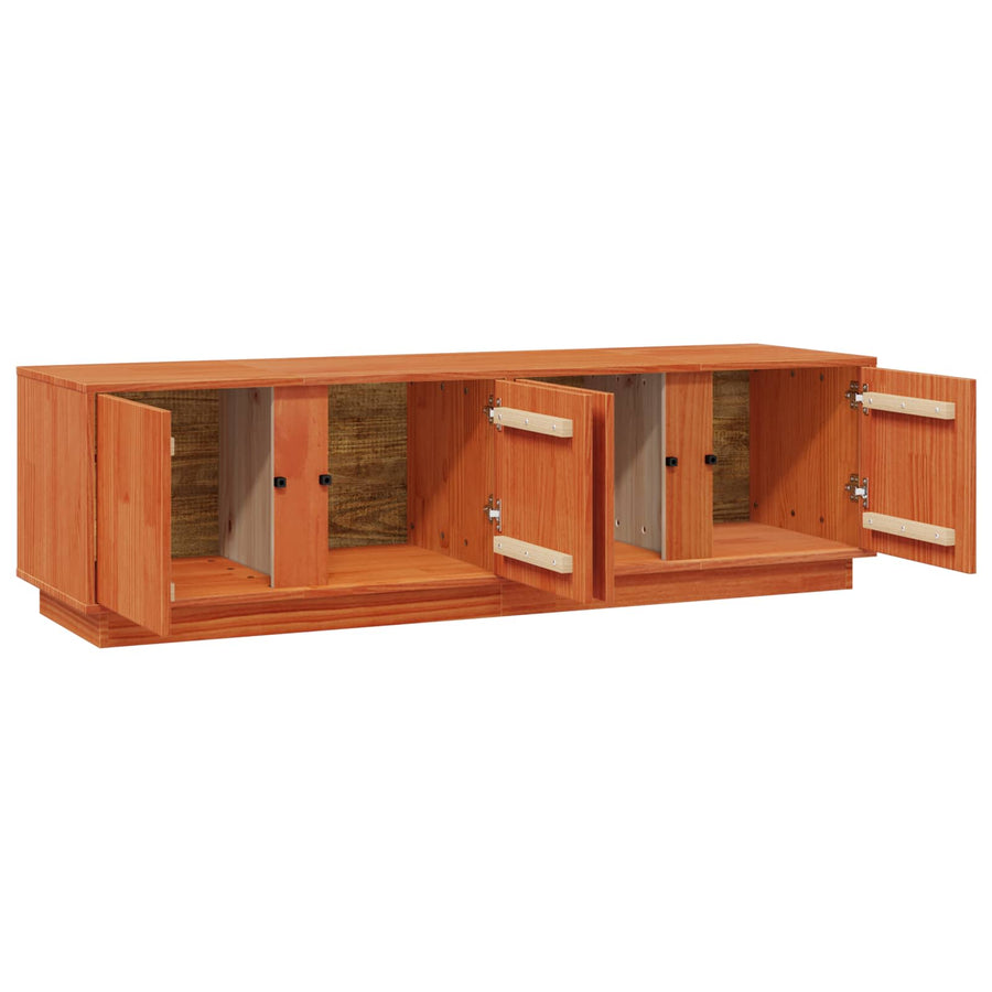 TV-kast Waskleur Bruin 140 x 40 x 40 cm Massief grenenhout
