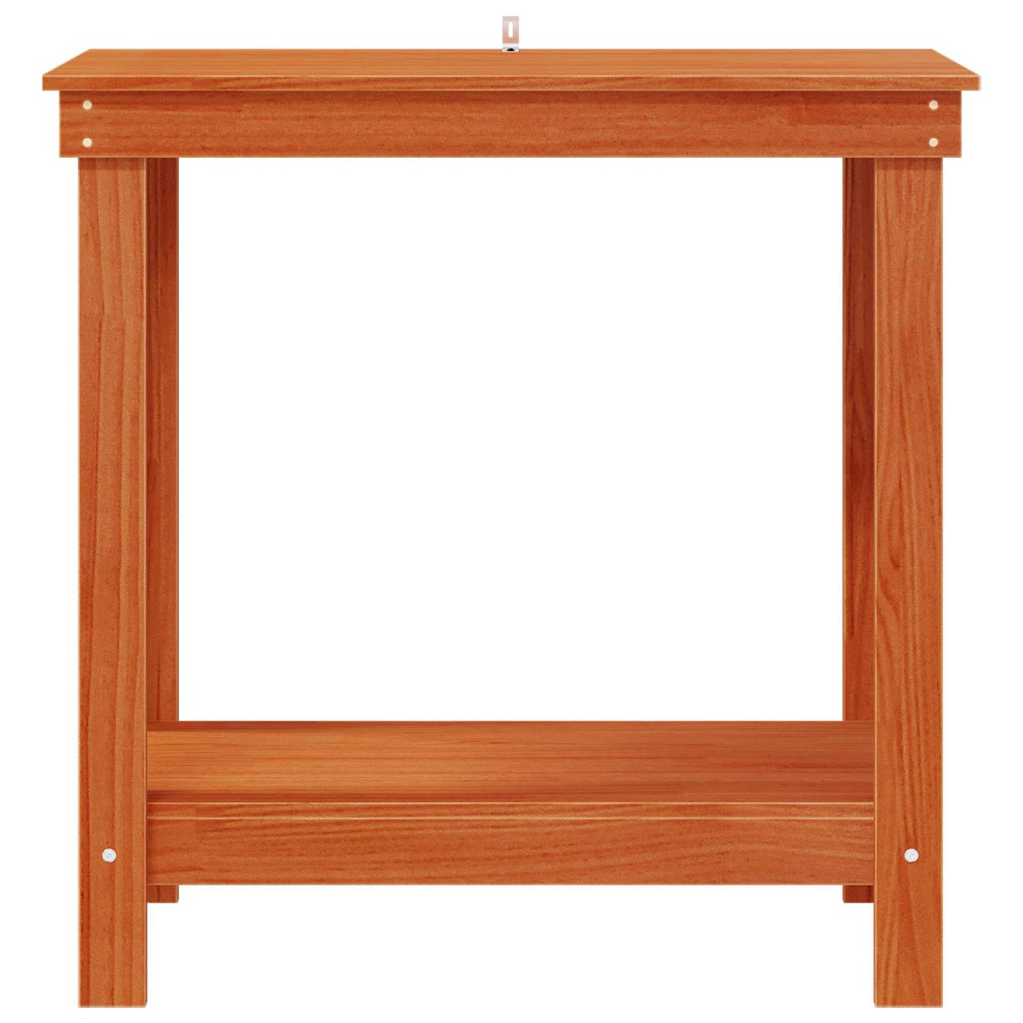Werkbank met plank Wasbruin 80 x 50 x 80 cm Massief grenenhout
