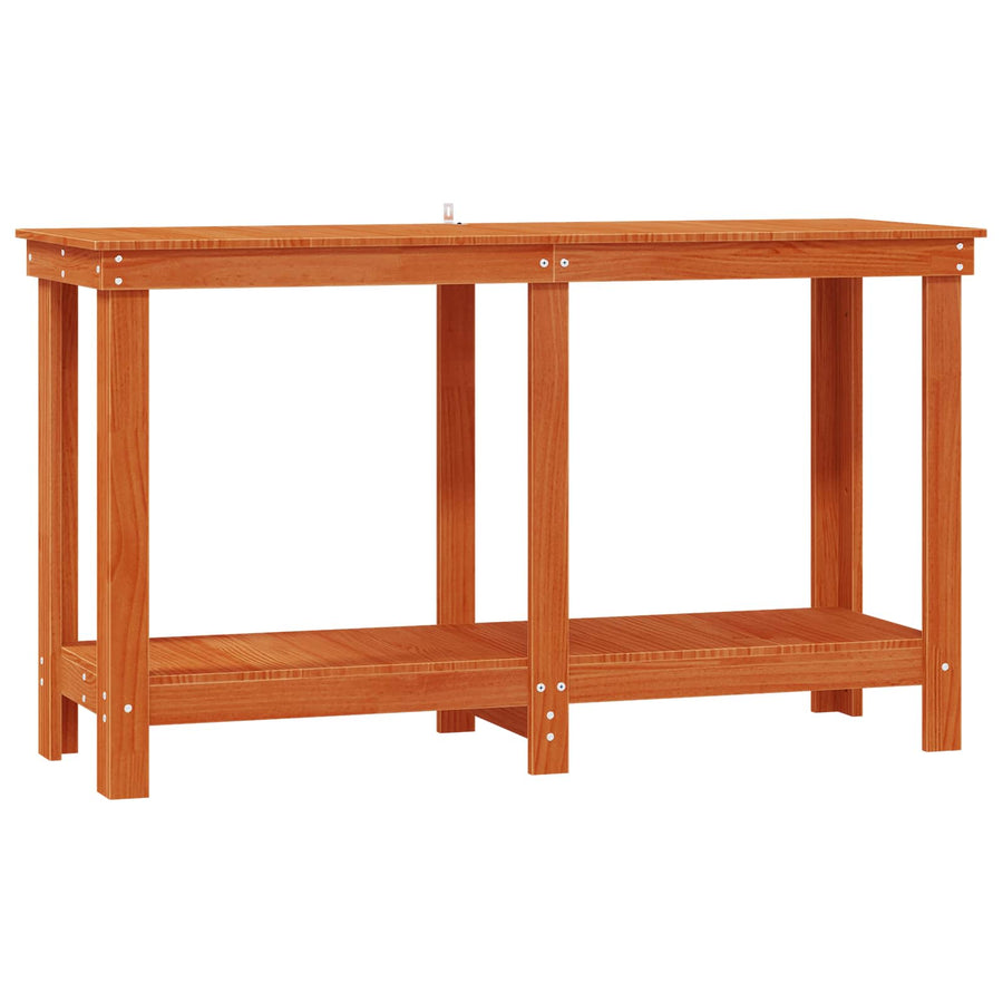 Werkbank Waskleur Bruin 140 x 50 x 80 cm Massief grenenhout