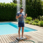 Tuin vloershower WPC en RVS 201 Antraciet
