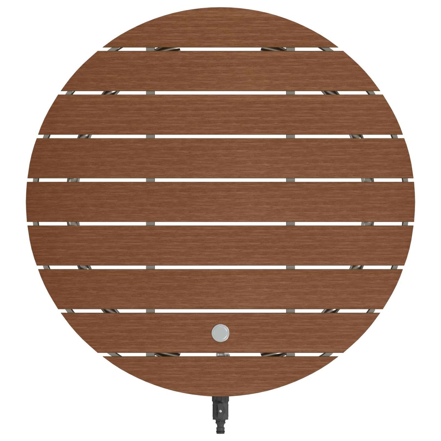 Tuin vloershower WPC en RVS 201 Bruin