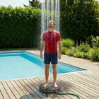 Tuin vloershower WPC en RVS 201 Antraciet