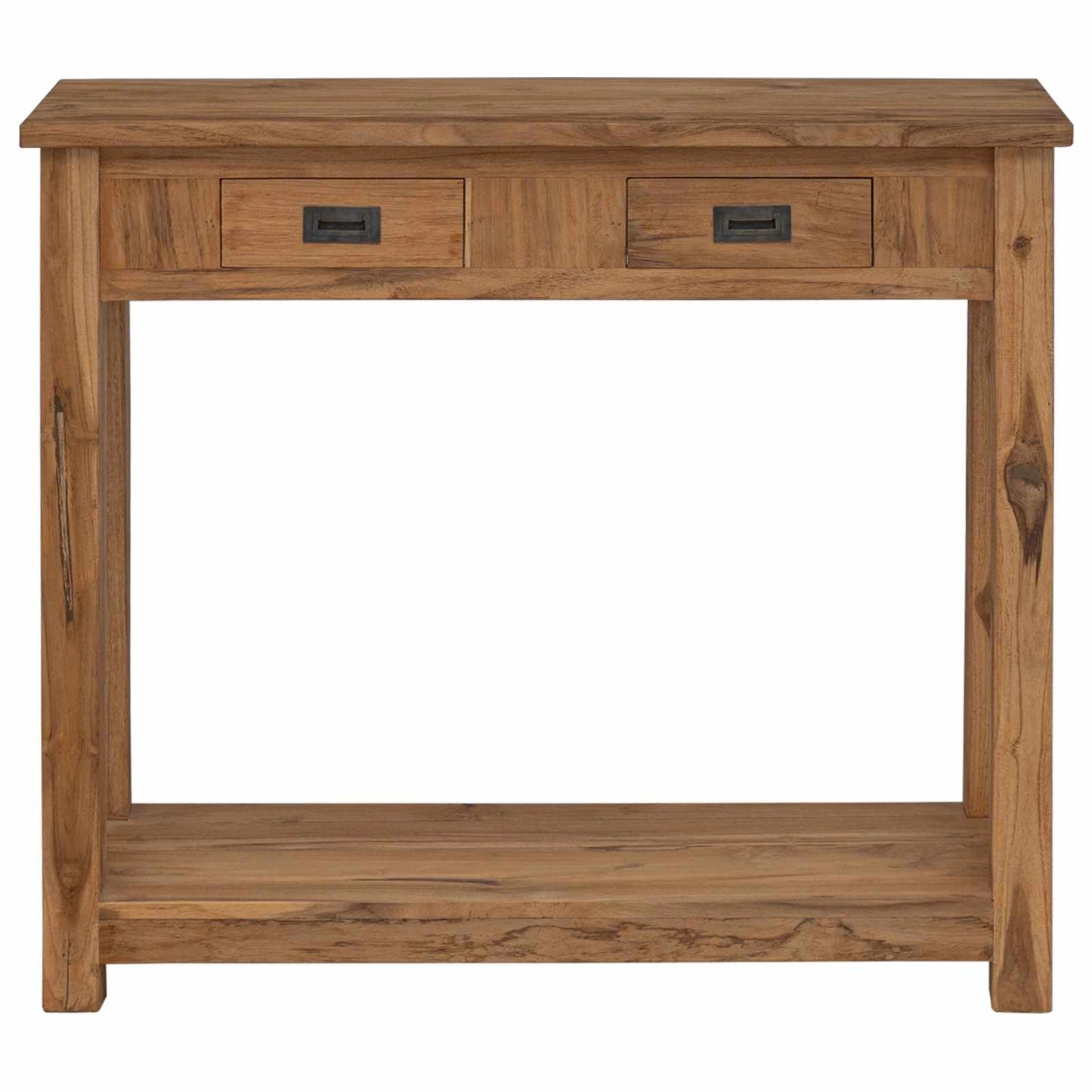 Wandtafel Naturel 90 x 30 x 80 cm Massief Teakhout