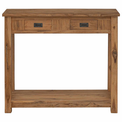 Wandtafel Naturel 90 x 30 x 80 cm Massief Teakhout
