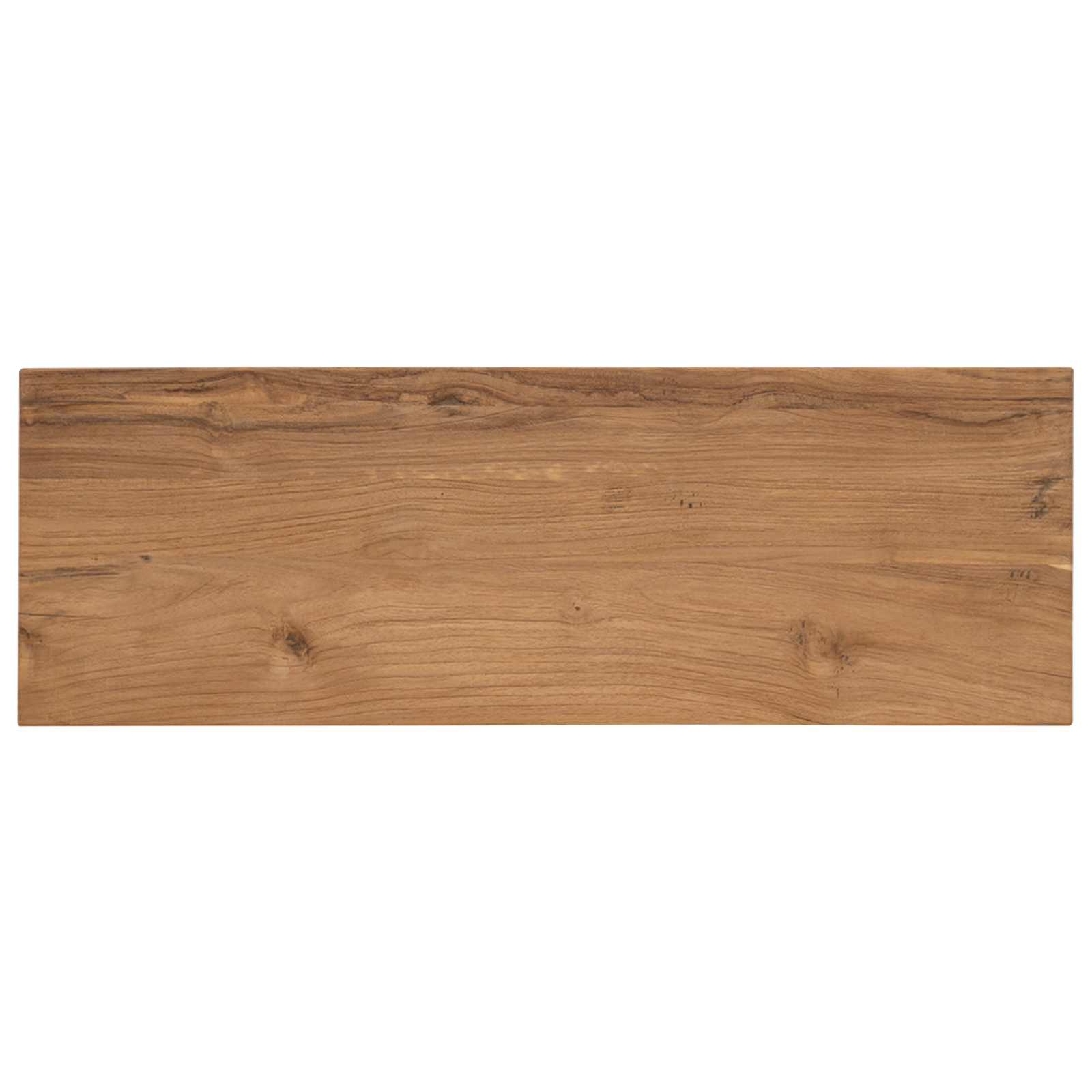 Wandtafel Naturel 90 x 30 x 80 cm Massief Teakhout
