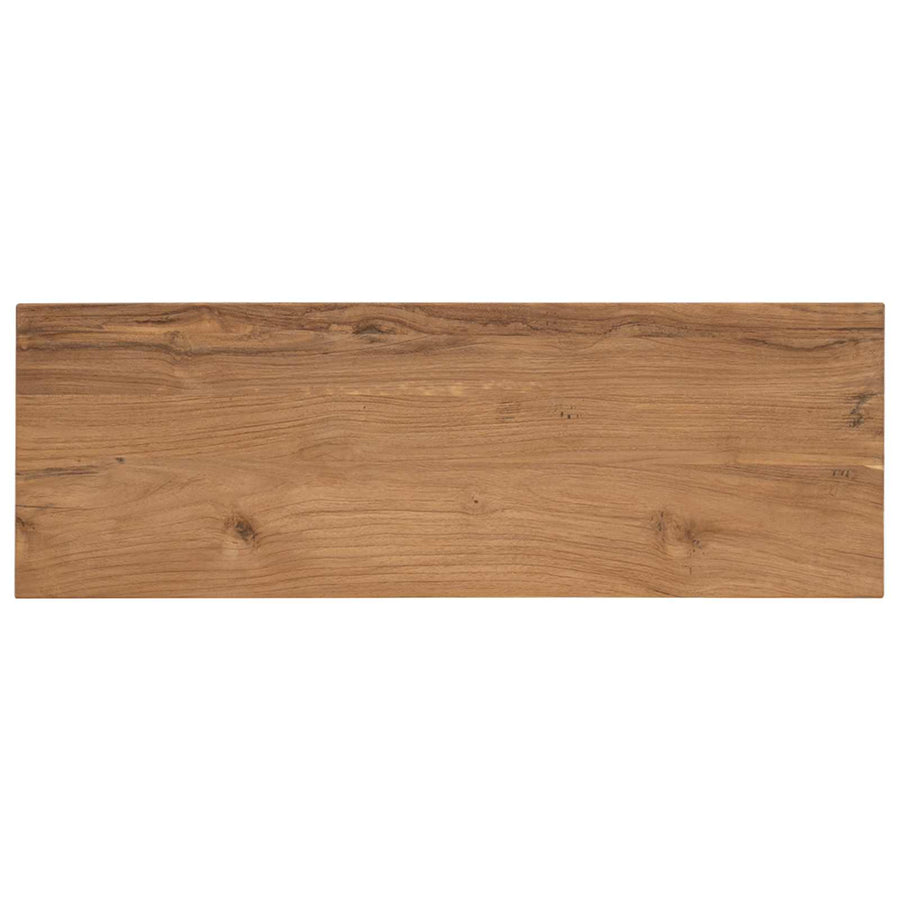 Wandtafel Naturel 90 x 30 x 80 cm Massief Teakhout