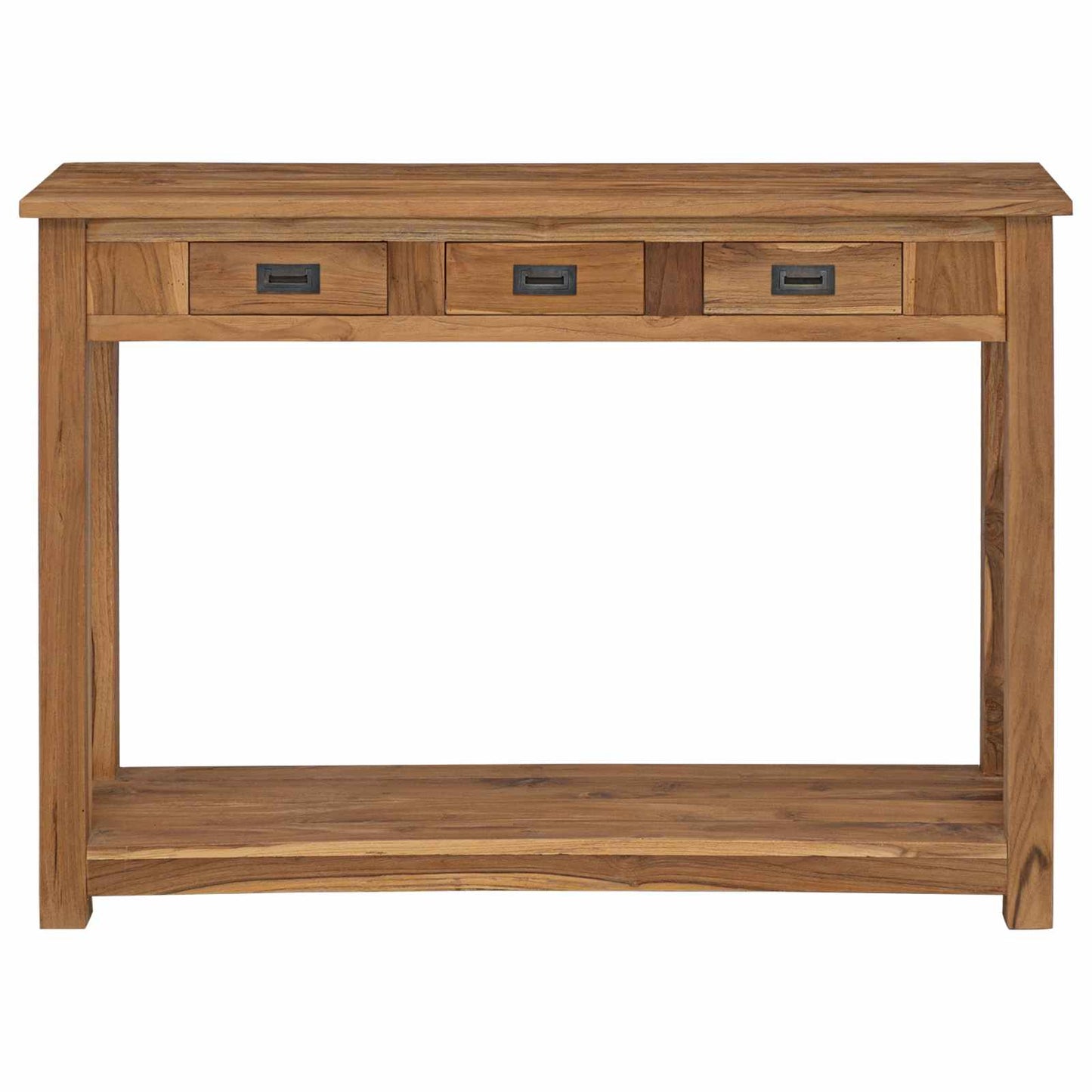 Wandtafel Naturel 110 x 30 x 80 cm Massief Teakhout