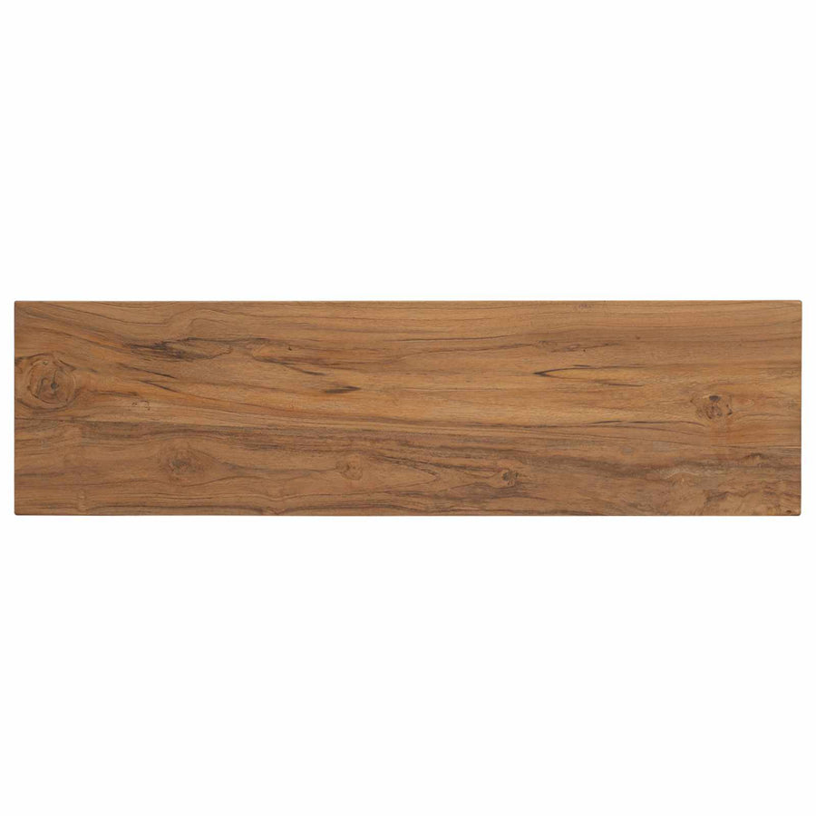 Wandtafel Naturel 110 x 30 x 80 cm Massief Teakhout