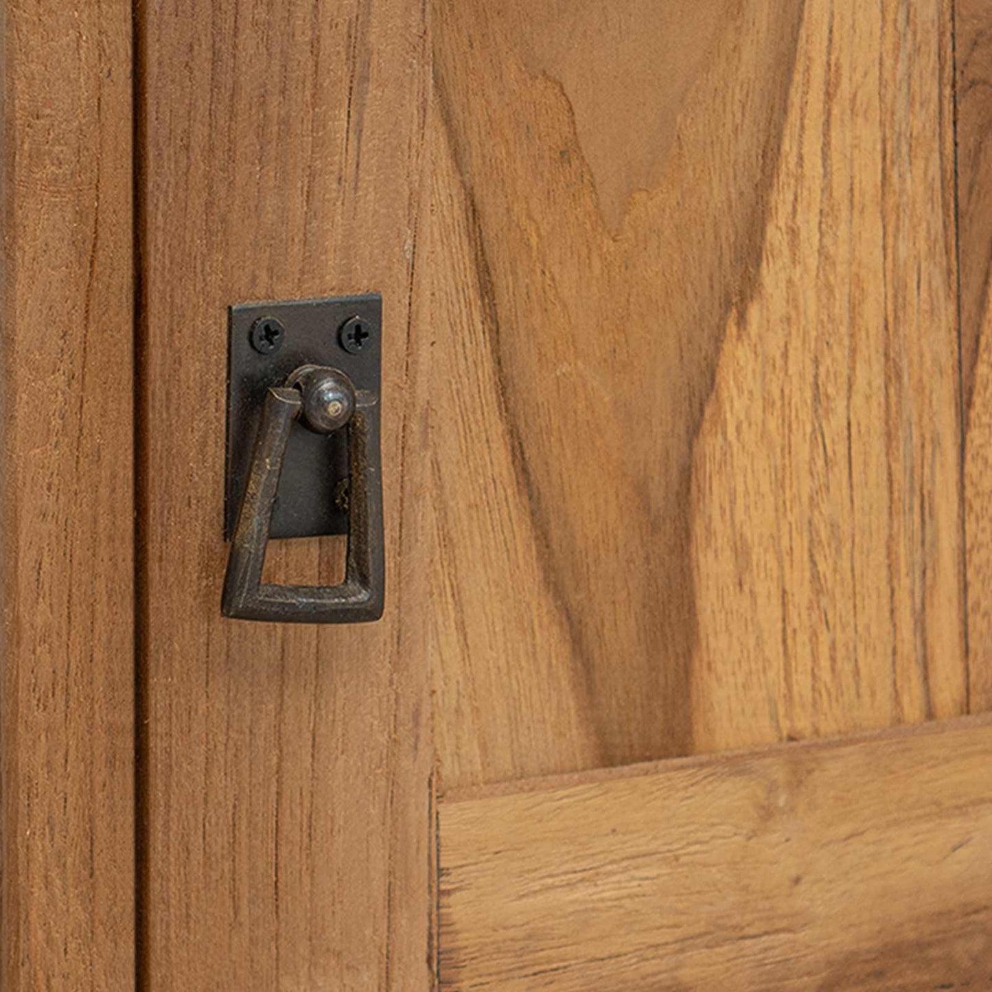 Tv-meubel 110 x 30 x 40 cm Naturel Massief Teakhout