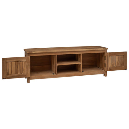 Tv-meubel 110 x 30 x 40 cm Naturel Massief Teakhout