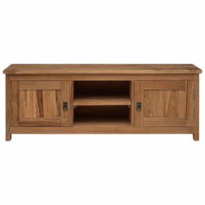 Tv-meubel 110 x 30 x 40 cm Naturel Massief Teakhout