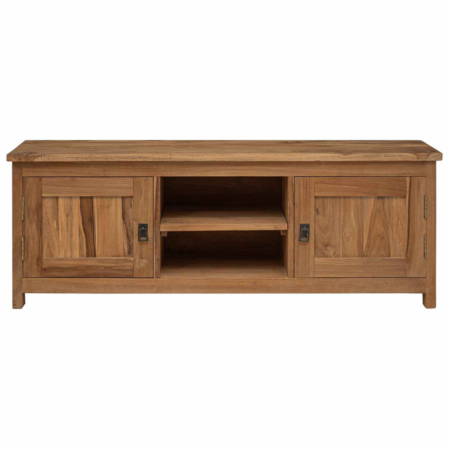 Tv-meubel 110 x 30 x 40 cm Naturel Massief Teakhout
