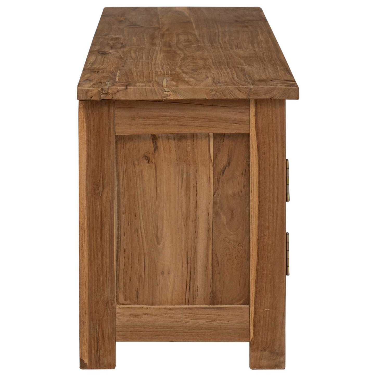 Tv-meubel 110 x 30 x 40 cm Naturel Massief Teakhout