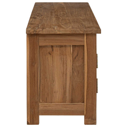 Tv-meubel 110 x 30 x 40 cm Naturel Massief Teakhout