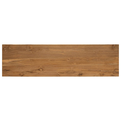 Tv-meubel 110 x 30 x 40 cm Naturel Massief Teakhout