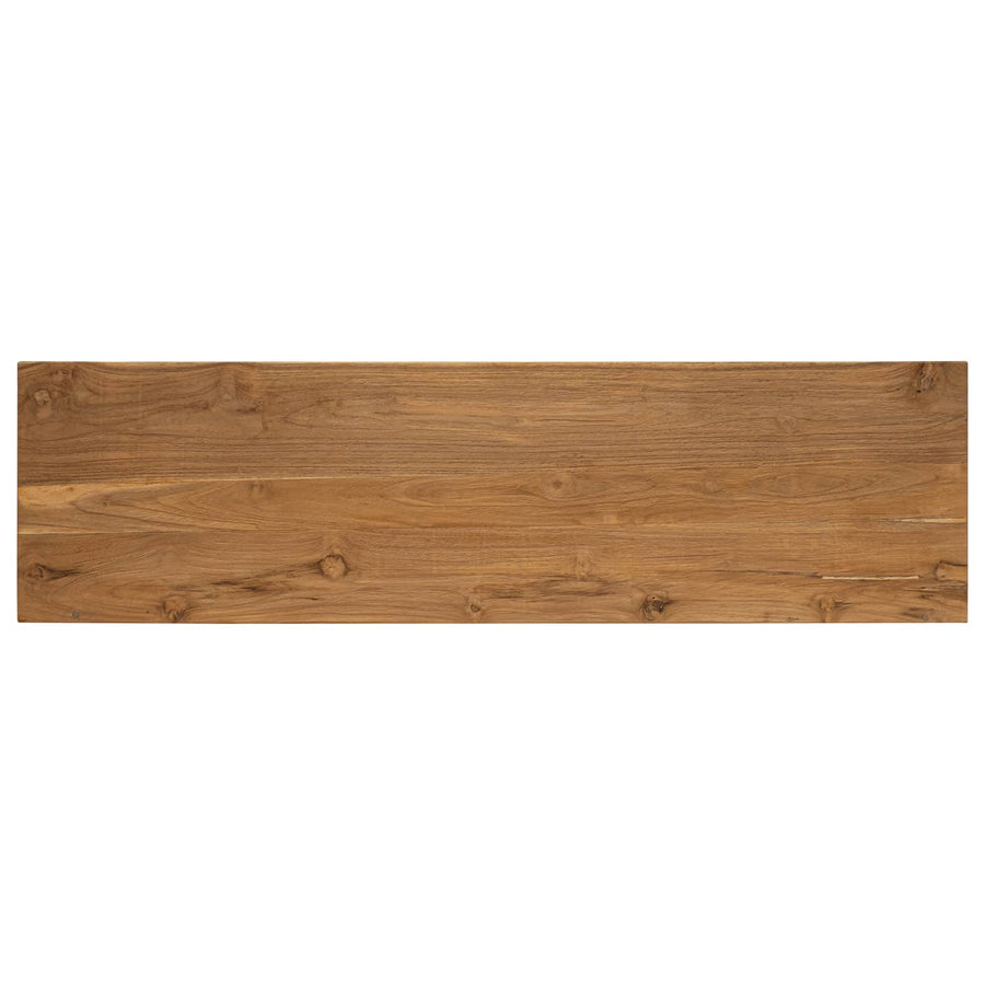 Tv-meubel 110 x 30 x 40 cm Naturel Massief Teakhout