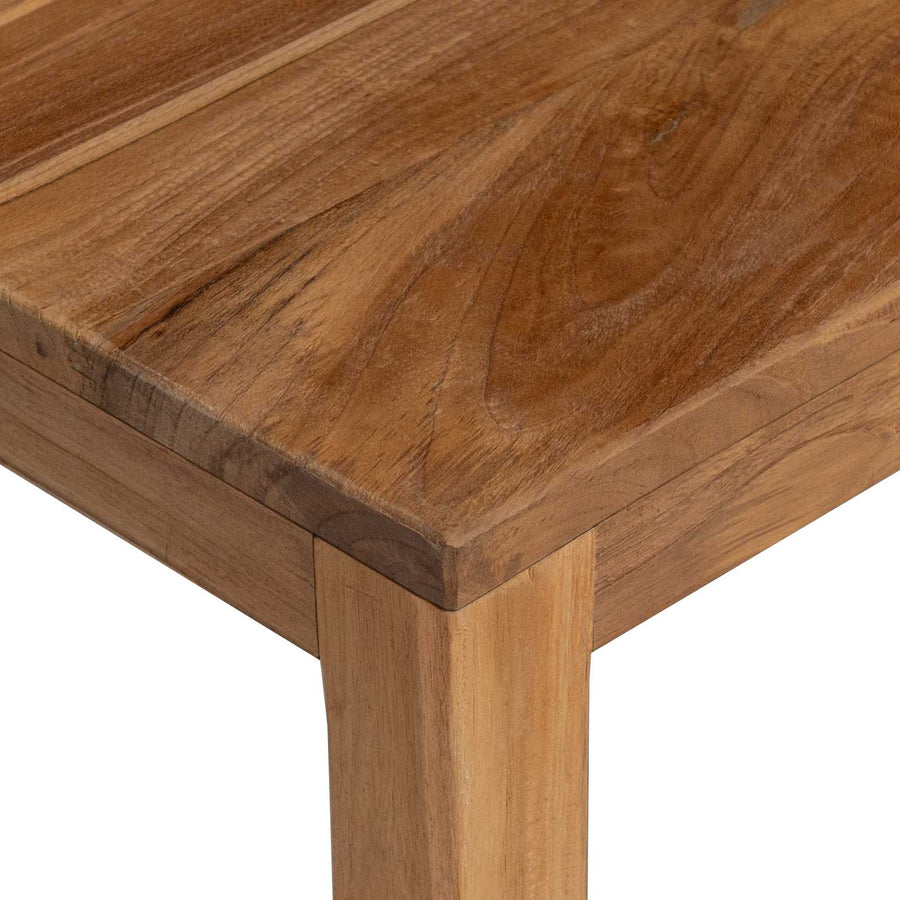 Wandtafel Naturel 110 x 35 x 75 cm Massief Teakhout