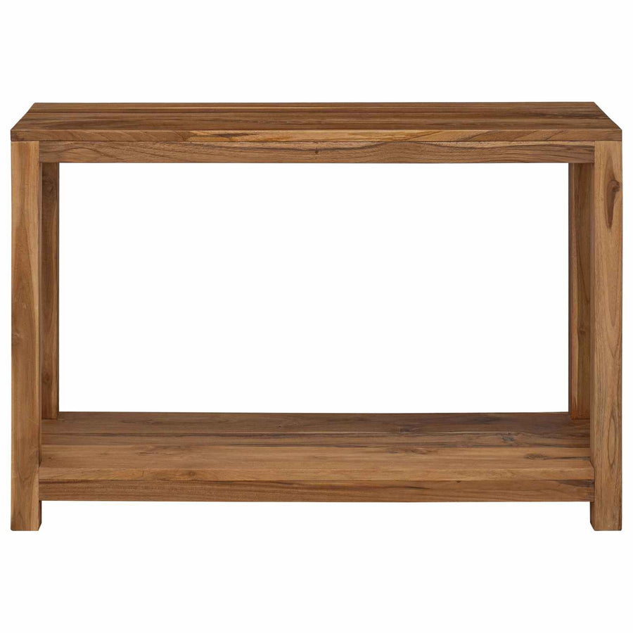 Wandtafel Naturel 110 x 35 x 75 cm Massief Teakhout