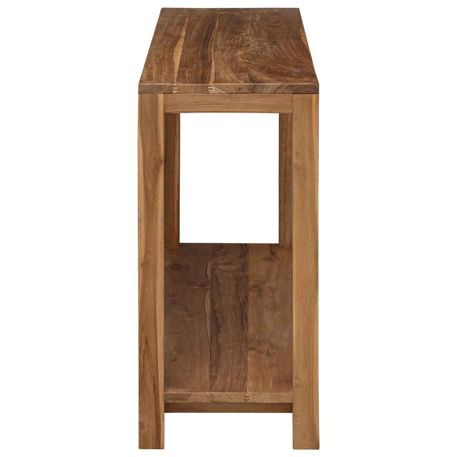 Wandtafel Naturel 110 x 35 x 75 cm Massief Teakhout