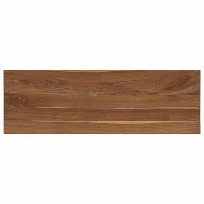 Wandtafel Naturel 110 x 35 x 75 cm Massief Teakhout