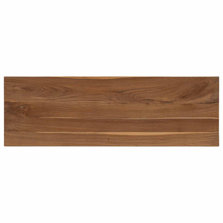 Wandtafel Naturel 110 x 35 x 75 cm Massief Teakhout
