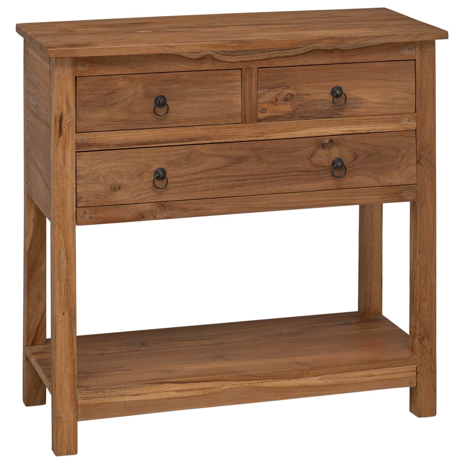 Dressoir Naturel 79 x 35 x 80 cm Massief Teakhout