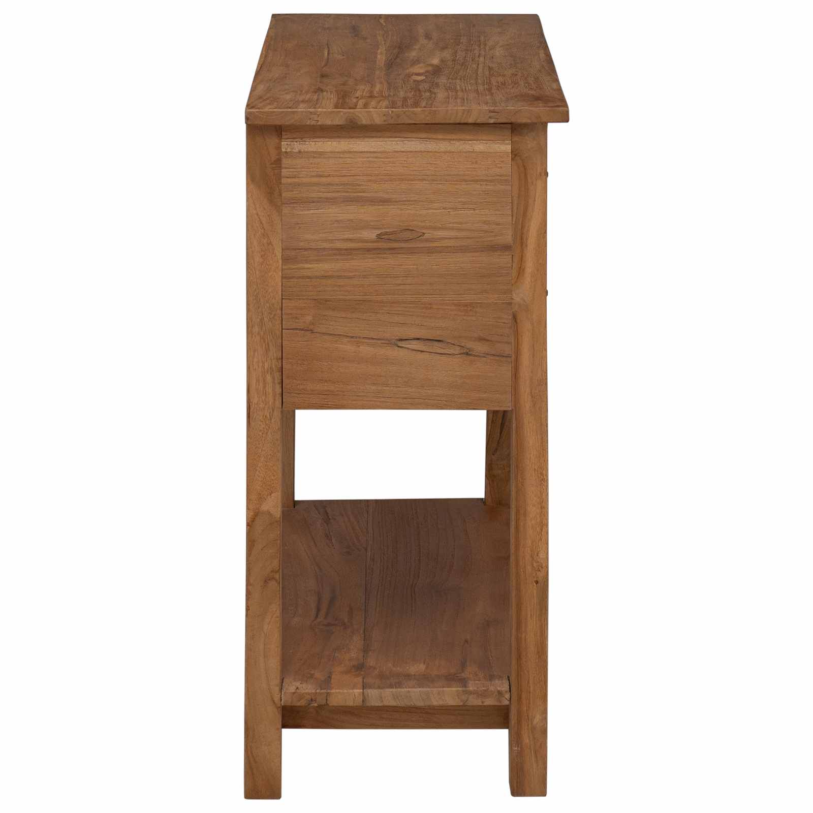 Dressoir Naturel 79 x 35 x 80 cm Massief Teakhout