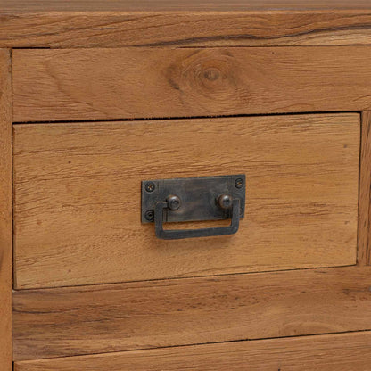 Dressoir Naturel 110 x 35 x 75,5 cm Massief Teakhout