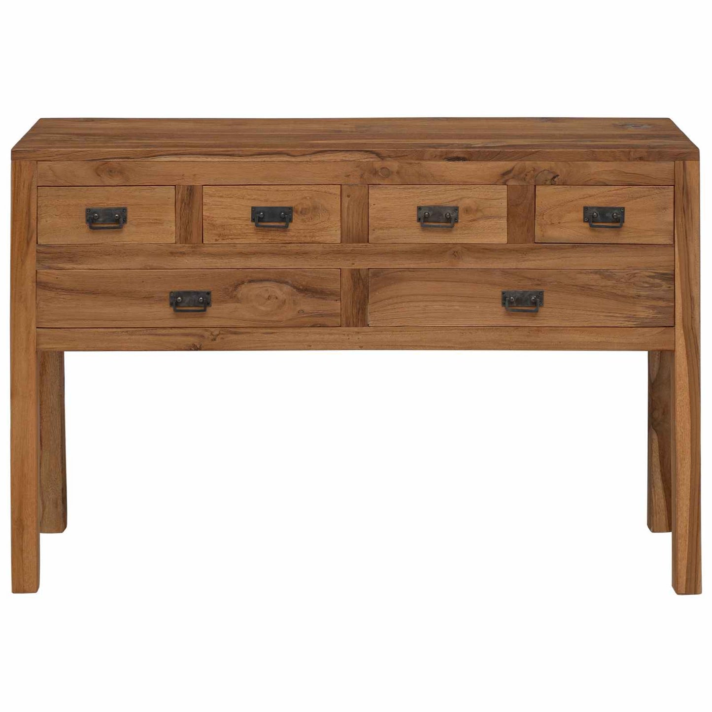 Dressoir Naturel 110 x 35 x 75,5 cm Massief Teakhout