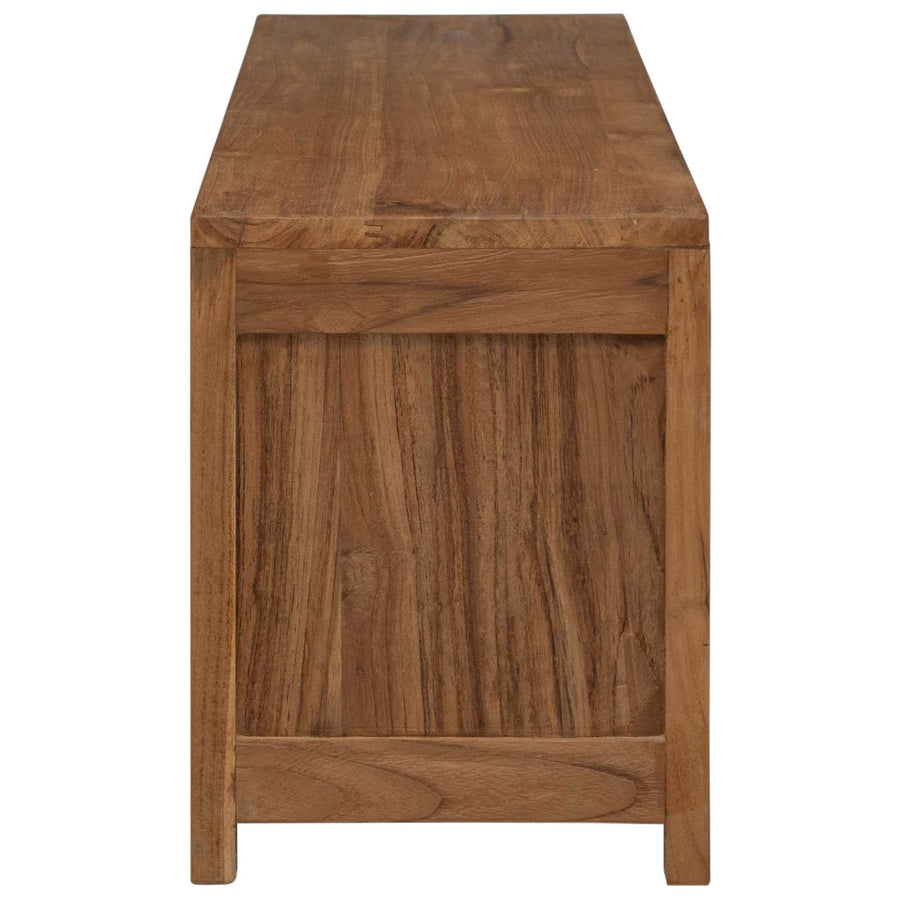Tv-meubel 110 x 30 x 40 cm Naturel Massief Teakhout