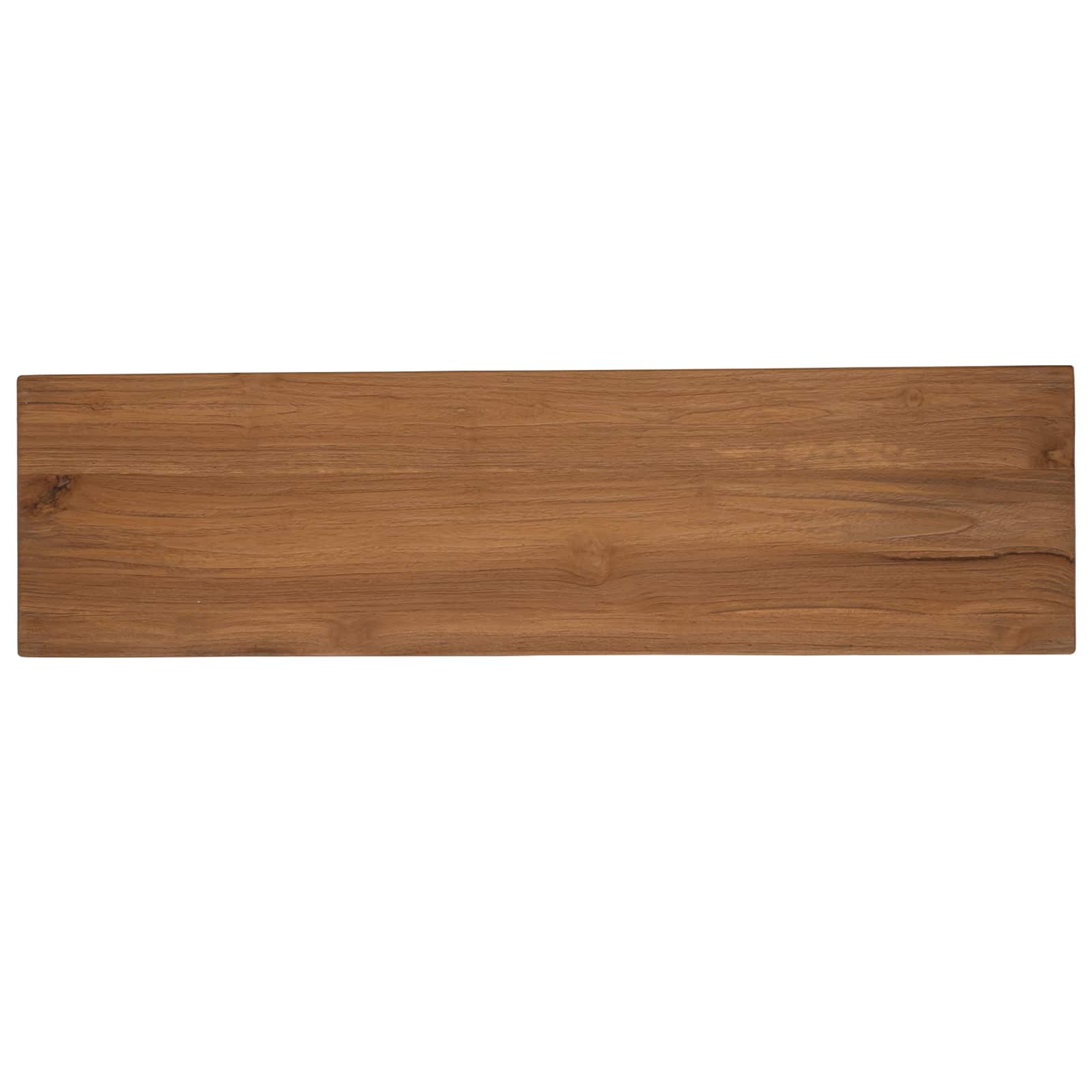 Tv-meubel 110 x 30 x 40 cm Naturel Massief Teakhout