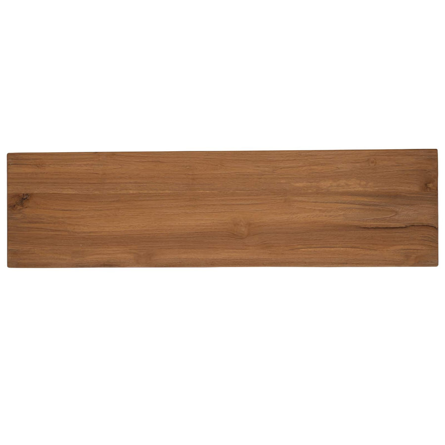 Tv-meubel 110 x 30 x 40 cm Naturel Massief Teakhout