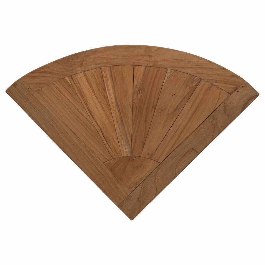 Badkamer Bijzettafel Naturel 45 x 45 x 46 cm Massief Teakhout