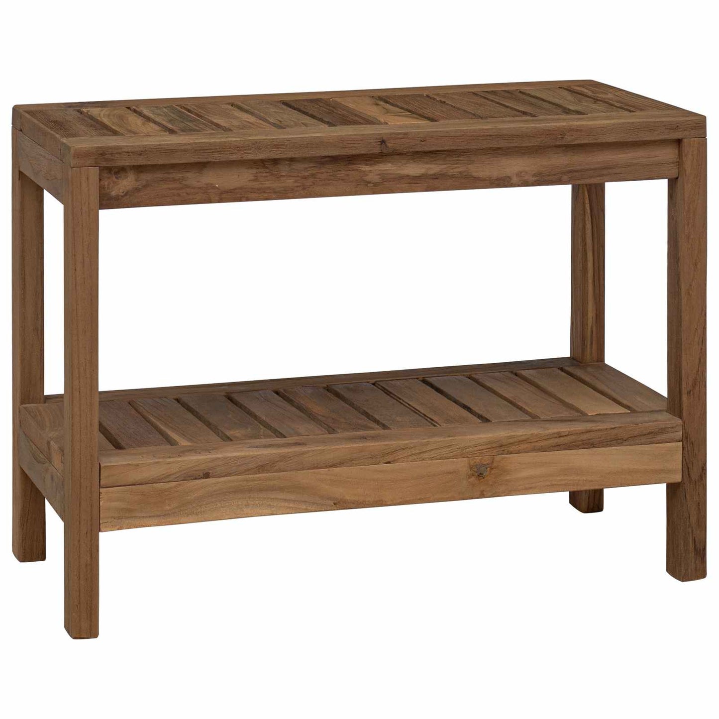 Badkamer Zijtafel Naturel 60 x 30 x 45 cm Massief Teakhout