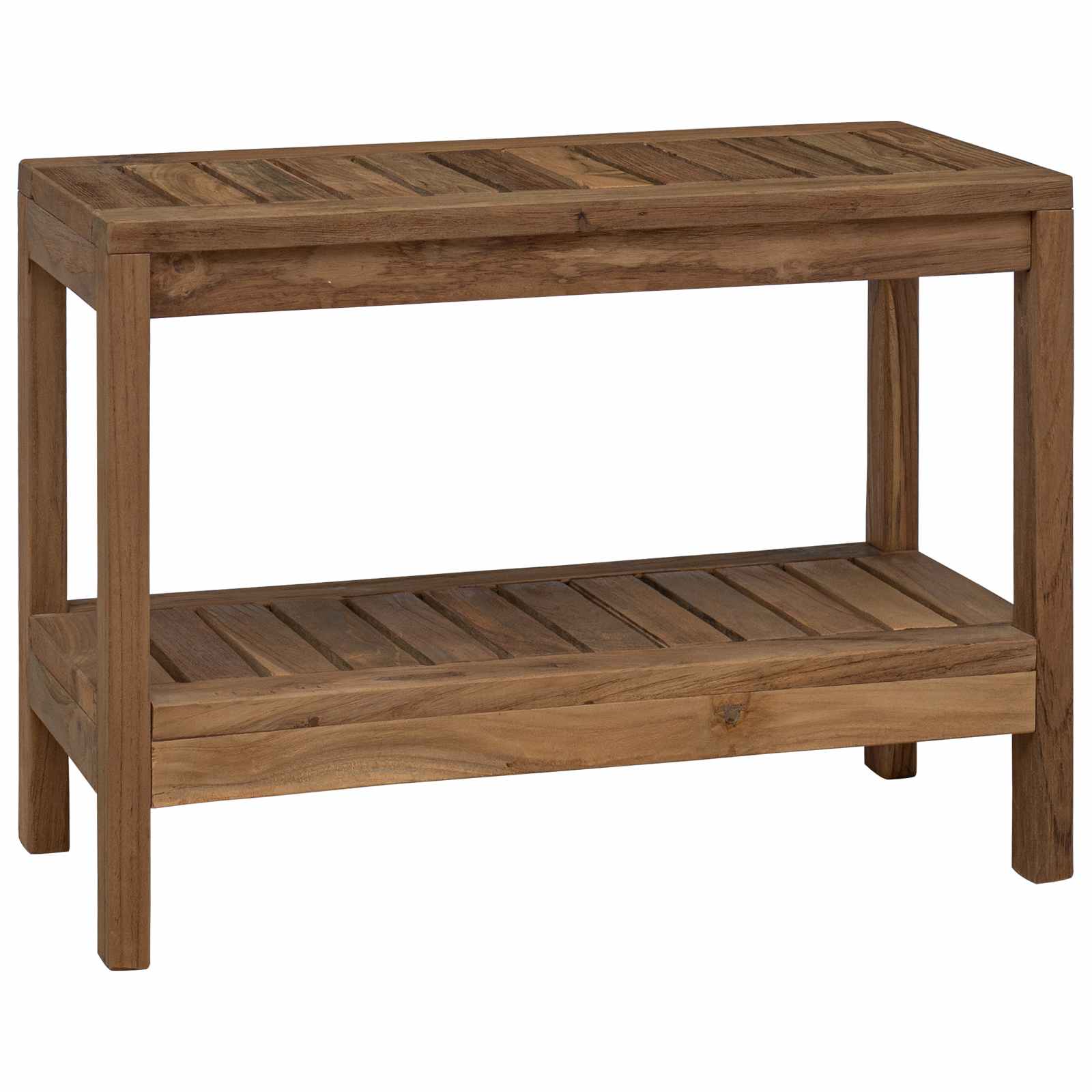 Badkamer Zijtafel Naturel 60 x 30 x 45 cm Massief Teakhout