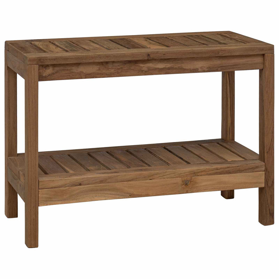 Badkamer Zijtafel Naturel 60 x 30 x 45 cm Massief Teakhout