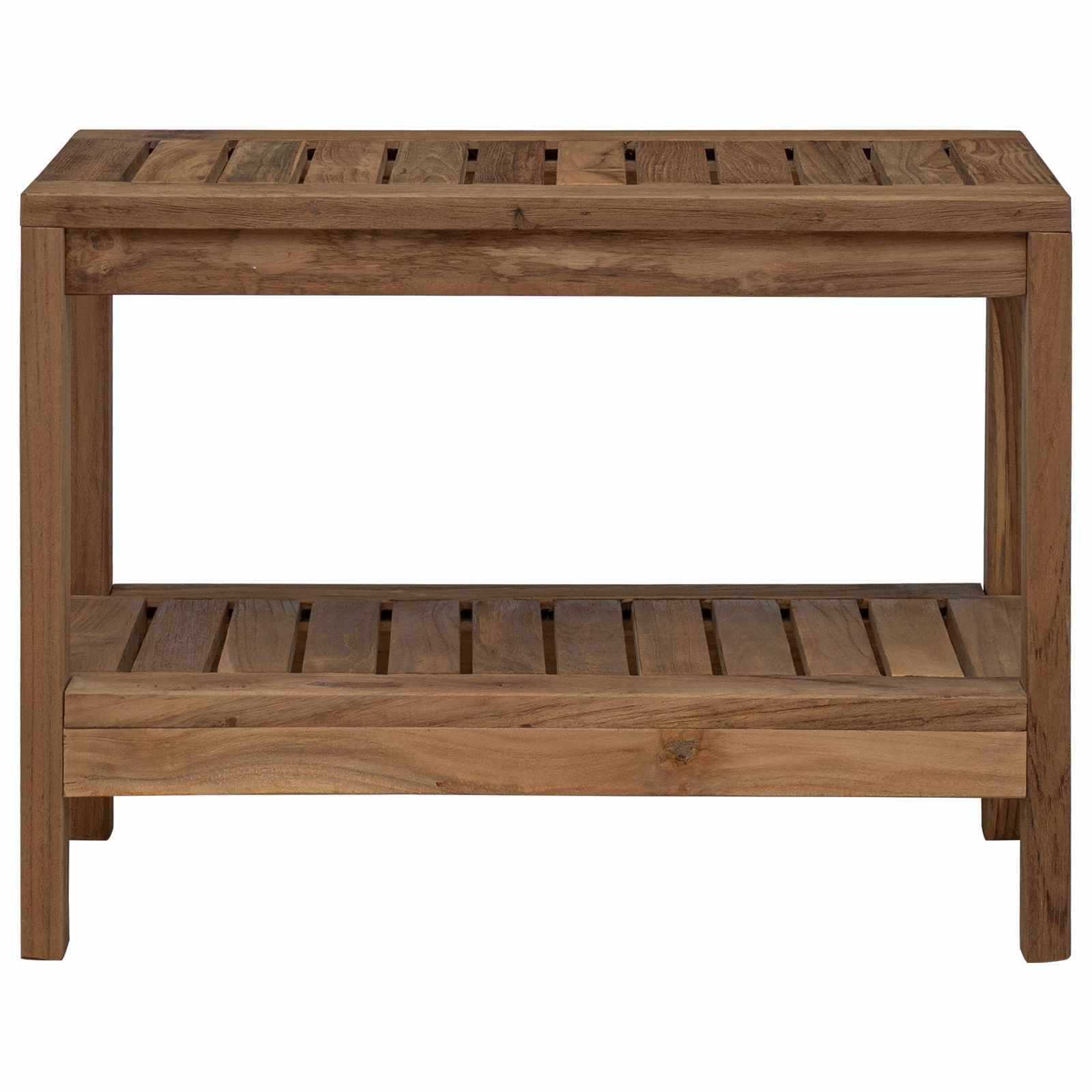 Badkamer Zijtafel Naturel 60 x 30 x 45 cm Massief Teakhout