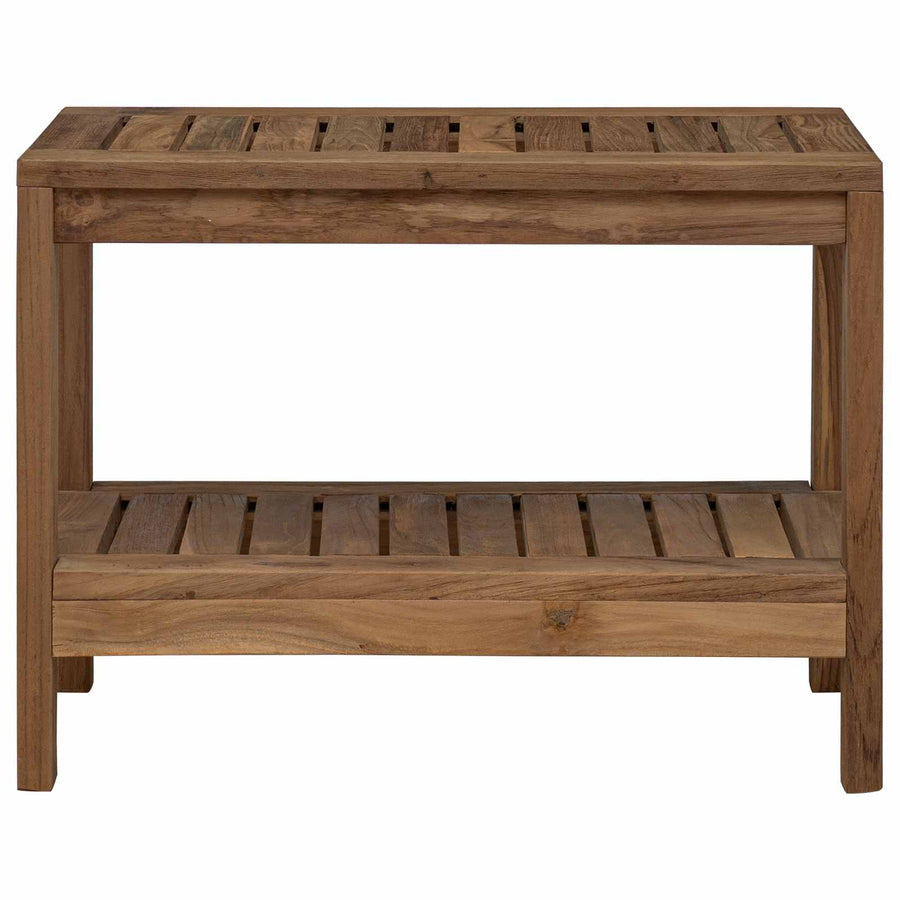 Badkamer Zijtafel Naturel 60 x 30 x 45 cm Massief Teakhout