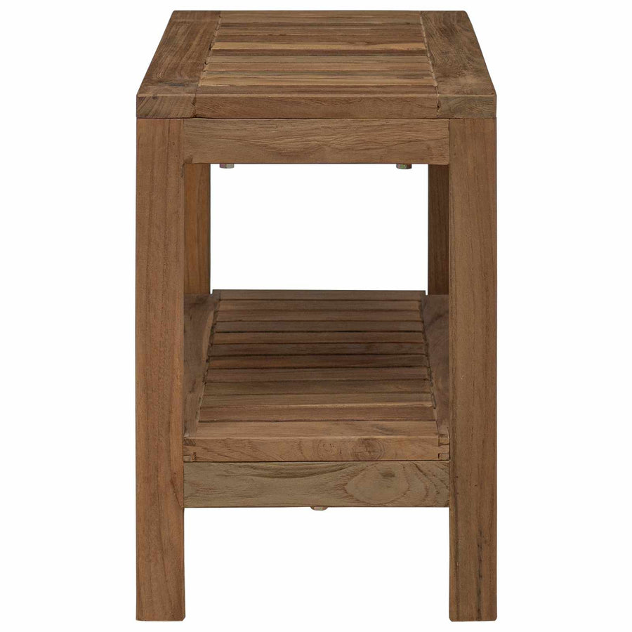 Badkamer Zijtafel Naturel 60 x 30 x 45 cm Massief Teakhout