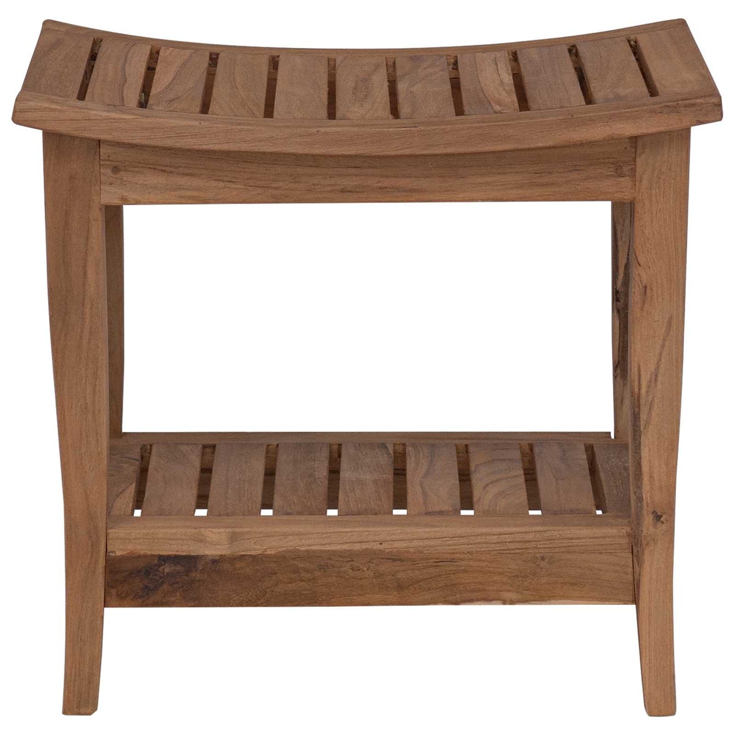 Badkamer Bijzettafel Naturel 50 x 35 x 45 cm Massief Teakhout