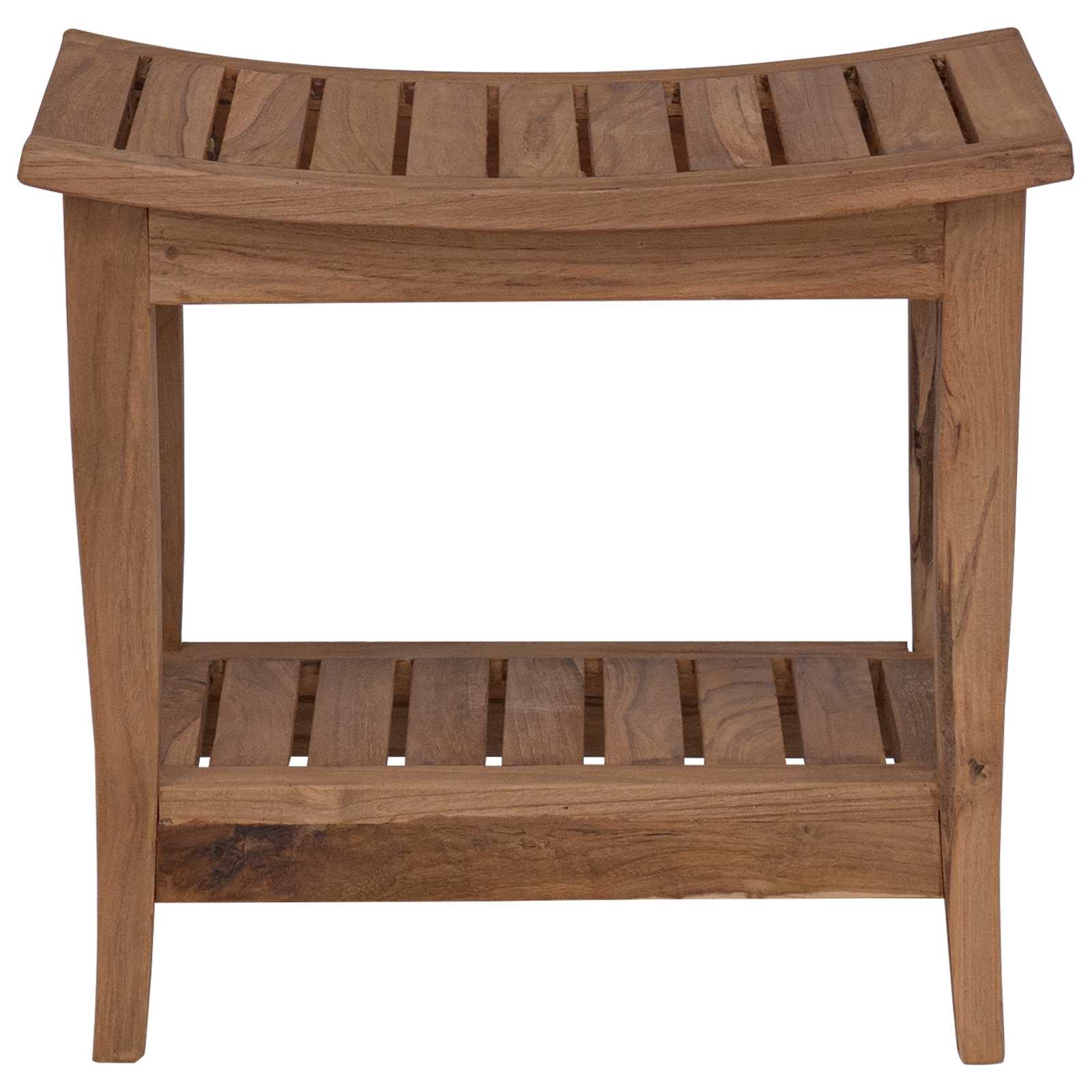 Badkamer Bijzettafel Naturel 50 x 35 x 45 cm Massief Teakhout