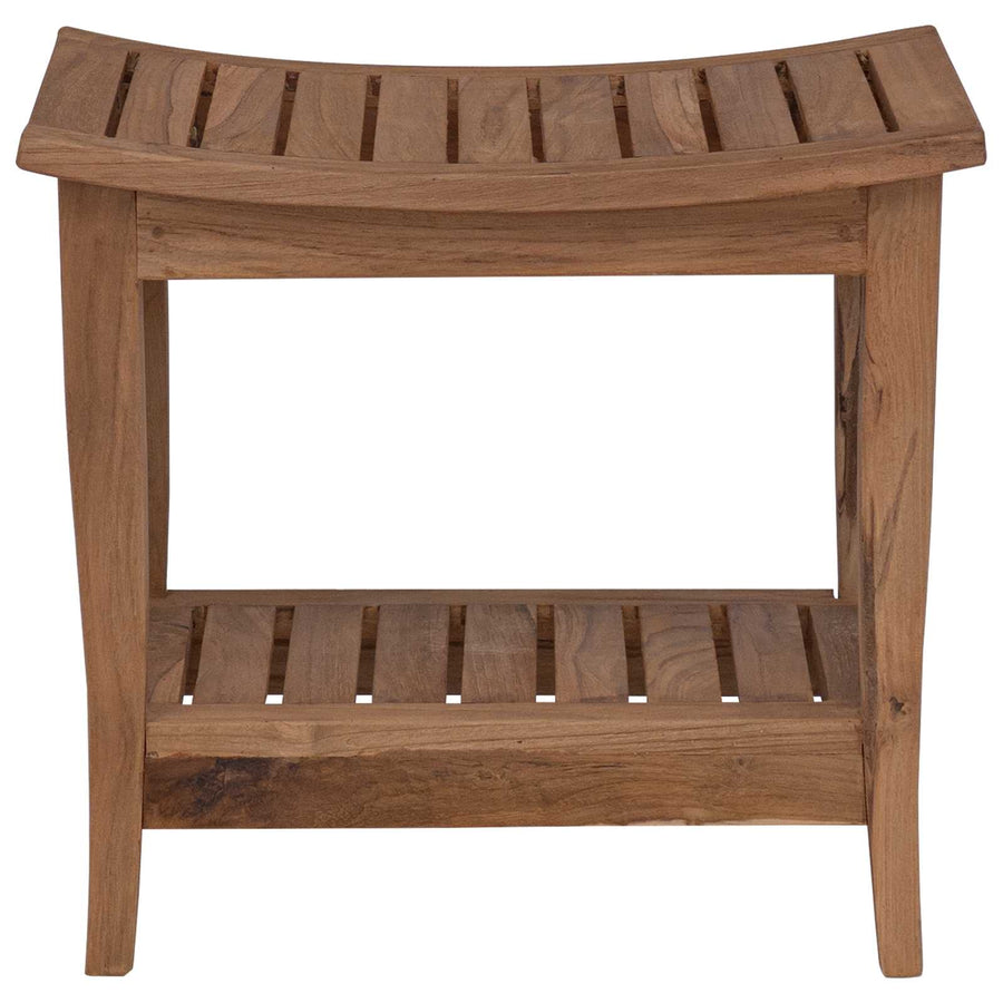 Badkamer Bijzettafel Naturel 50 x 35 x 45 cm Massief Teakhout