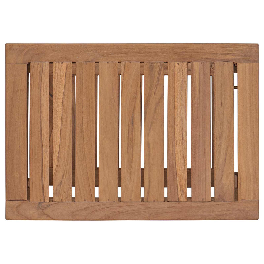Badkamer Bijzettafel Naturel 50 x 35 x 45 cm Massief Teakhout