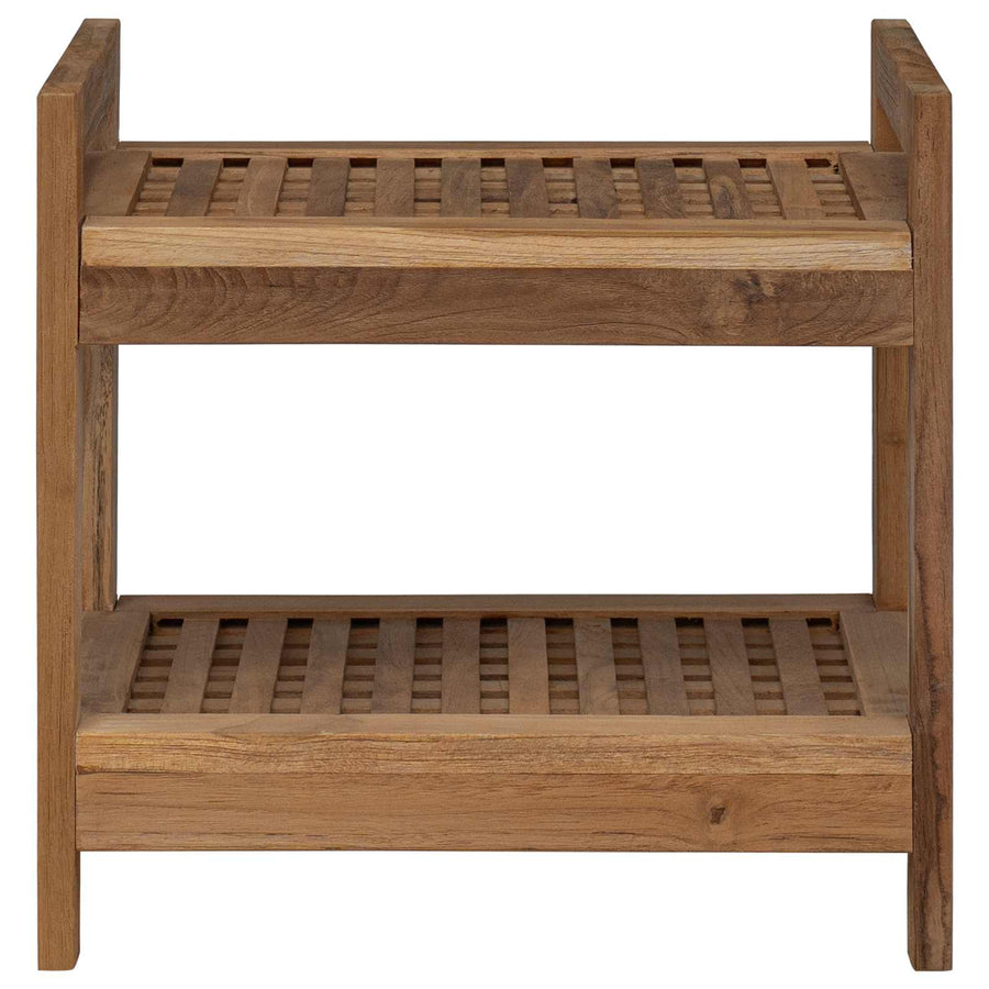 Badkamerplank Naturel 45 x 30 x 45 cm Massief Teakhout