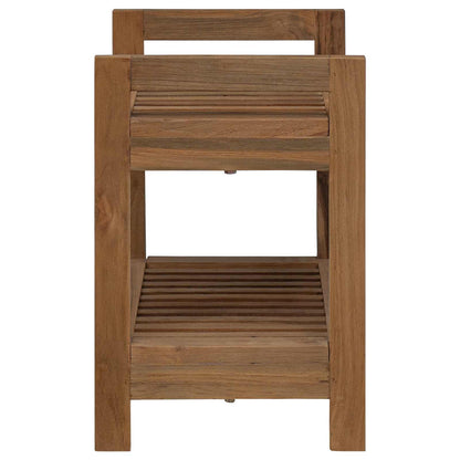 Badkamerplank Naturel 45 x 30 x 45 cm Massief Teakhout